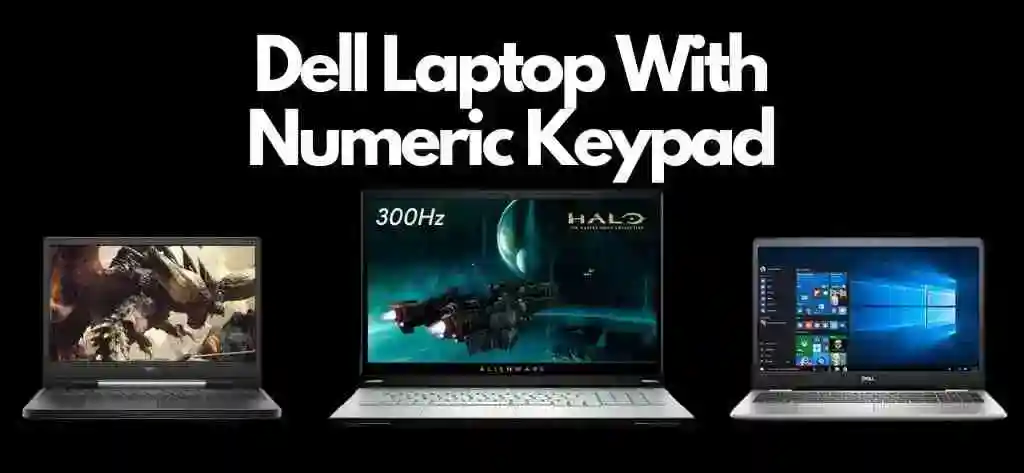 Dell Laptop With Numeric Keypad