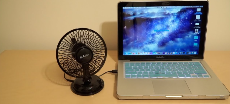using oscillating fan with laptop