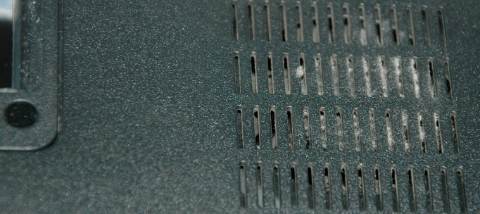 Laptop vents that are full dusts